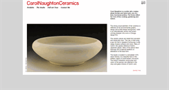 Desktop Screenshot of carolnaughtonceramics.com